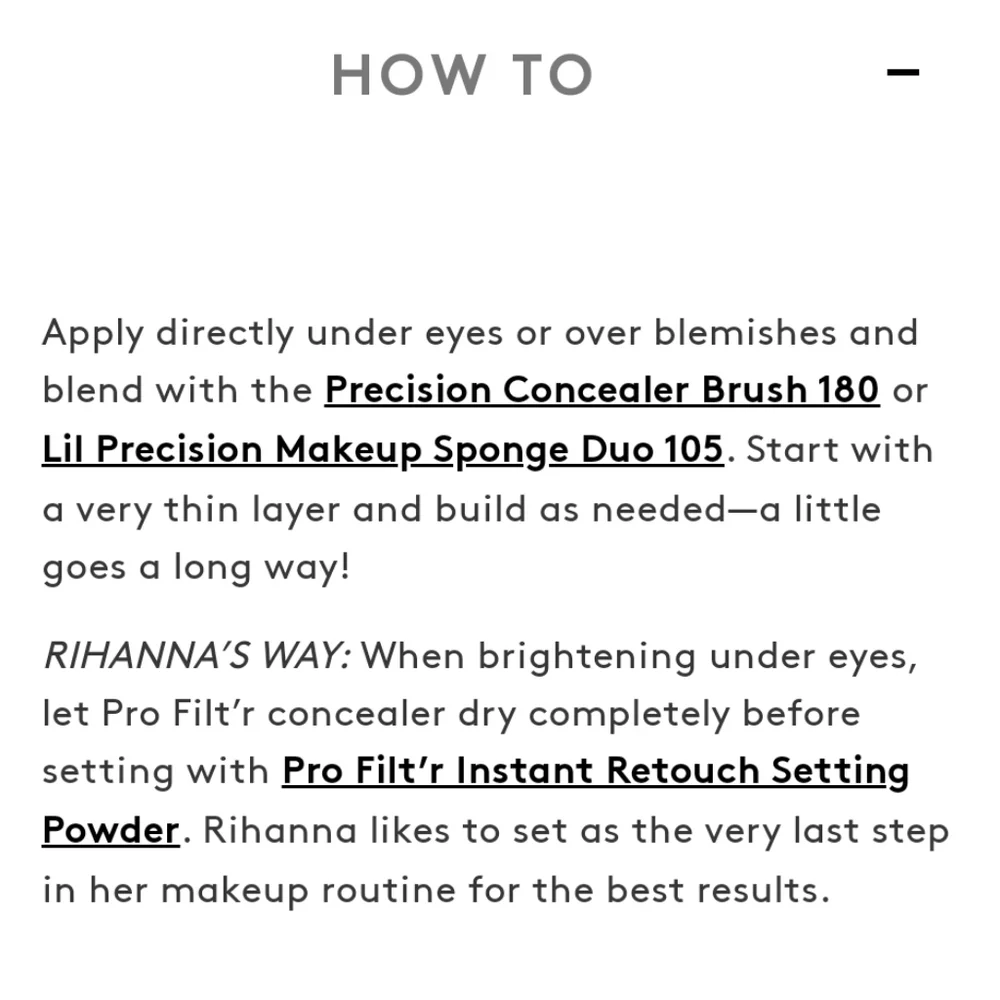 Fenty Pro Filter Instant Retouch Concealer